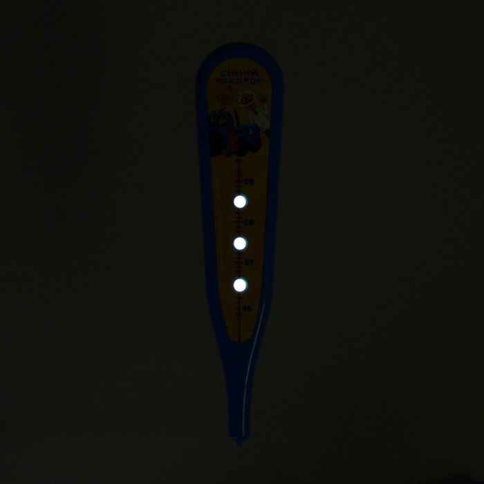 Игрушка «Весёлый градусник», Синий трактор, 50 песен, стихов, звуков, свет 59375