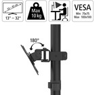 Кронштейн для монитора Hama FM Arm 118489, до 10 кг, 13-32", настольный, поворот и наклон, чёрный - фото 51507987 Кронштейн для монитора Hama FM Arm 118489, до 10 кг, 13-32", настольный, поворот и наклон, чёрный - фото 51507987