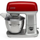 Миксер Gorenje MMC1000RLR, планетарный, 1000 Вт, 4.5 л, 7 скоростей, 4 насадки, красный - Фото 2