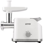 Мясорубка Gorenje MG1802SJW, 1800 Вт, 5 насадок, реверс, шинковка, белый - фото 51343104