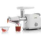 Мясорубка Gorenje MG1802SJW, 1800 Вт, 5 насадок, реверс, шинковка, белый - фото 51343107