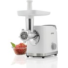 Мясорубка Gorenje MG1802SJW, 1800 Вт, 5 насадок, реверс, шинковка, белый - фото 51343110