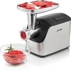 Мясорубка Gorenje MG2202XE, 2200 Вт, 1 насадка, реверс, сталь с чёрным - фото 51470599 Мясорубка Gorenje MG2202XE, 2200 Вт, 1 насадка, реверс, сталь с чёрным - фото 51470599