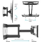 Кронштейн для телевизора Arm Media COBRA-51, до 35 кг, 32-60", настенный, поворот и наклон, чёрный - фото 51434826 Кронштейн для телевизора Arm Media COBRA-51, до 35 кг, 32-60", настенный, поворот и наклон, чёрный - фото 51434826