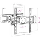Кронштейн для телевизора Arm Media LCD-417, до 35 кг, 26-55", настенный, поворот и наклон, чёрный - фото 51434882 Кронштейн для телевизора Arm Media LCD-417, до 35 кг, 26-55", настенный, поворот и наклон, чёрный - фото 51434882
