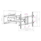 Кронштейн для телевизора Arm Media PARAMOUNT-70, до 65 кг, 32-90", настенный, поворот и наклон - Фото 2