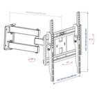 Кронштейн для телевизора Arm Media PT-15, до 35 кг, 32-55", настенный, поворот и наклон, чёрный - фото 51434931 Кронштейн для телевизора Arm Media PT-15, до 35 кг, 32-55", настенный, поворот и наклон, чёрный - фото 51434931