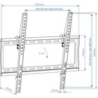 Кронштейн для телевизора Arm Media STEEL-4, до 40 кг, 22-65", настенный, наклон, чёрный - фото 51434947 Кронштейн для телевизора Arm Media STEEL-4, до 40 кг, 22-65", настенный, наклон, чёрный - фото 51434947