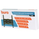 Кронштейн для телевизора Buro TL1S, до 25 кг, 15-48", настенный, наклон, чёрный - Фото 9