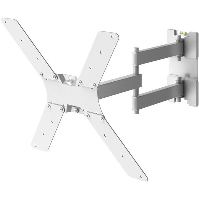 Кронштейн для телевизора Holder LCD-5566-W, до 45 кг, 32-55", настенный, поворот и наклон, белый - Фото 1