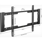 Кронштейн для телевизора Holder LCD-F6910-B, до 45 кг, 32-70", настенный, фиксированный, чёрный - Фото 3