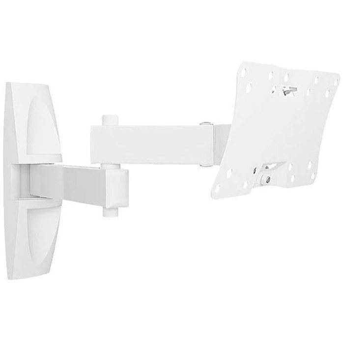 Кронштейн для телевизора Holder LCDS-5064, до 30 кг, 10-32", настенный, поворот и наклон, белый - Фото 1