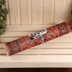 Лежак для бани с принтом "Ретро 3" 150х50 см - фото 26982175