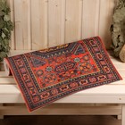 Лежак для бани с принтом "Ретро 3" 150х50 см - фото 26982176