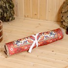 Лежак для бани с принтом "Ретро 1" 150х50 см - фото 24316460