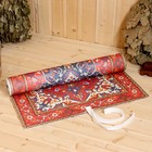 Лежак для бани с принтом "Ретро 1" 150х50 см - фото 24316461