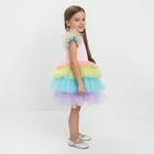 Платье нарядное для девочки KAFTAN «Радуга», рост 134-140 см - фото 64552421