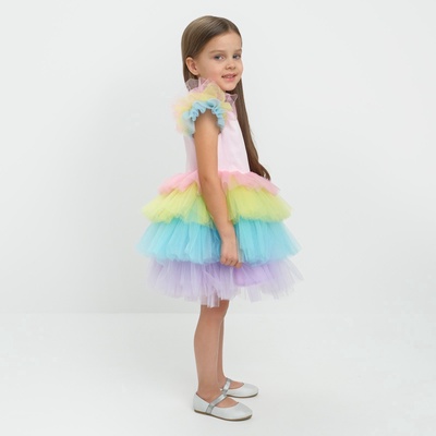 Платье нарядное для девочки KAFTAN «Радуга», рост 134-140 см