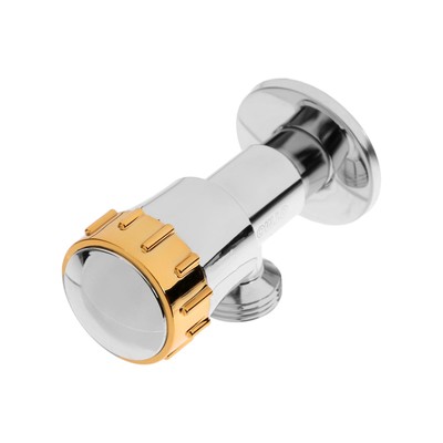 Кран шаровой OTMO Ad=2034-C, 1/2"x3/4", для бытовых приборов, угловой