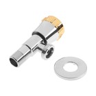 Кран шаровой OTMO AD2034-C, 1/2"x3/4", для бытовых приборов, угловой 9437391 - фото 16445143