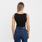 Майка женская, цвет чёрный, размер 44 (M) - фото 43010155