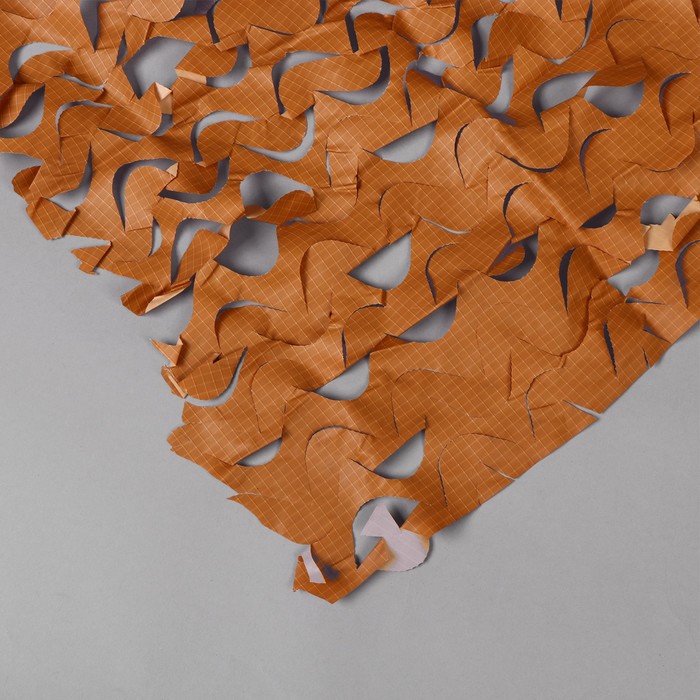 Сетка маскировочная, 3 × 2 м, бежево-оранжевая, «Лайт» - фото 1888484548