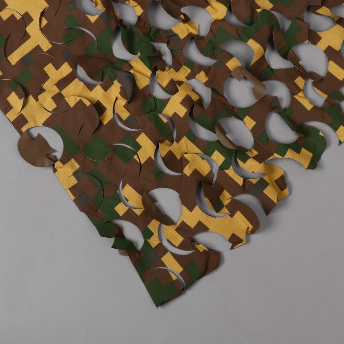 Сетка маскировочная, 3 × 2,2 м, жёлто-коричневая, «Пейзаж Утка» - фото 1909065796