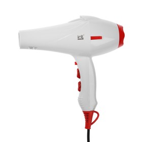 

Фен Irit IR-3146, 2000 Вт, 2 скорости, 3 температурных режима, концентратор, бело-красный