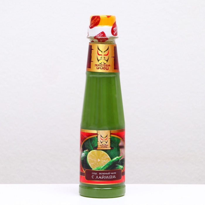 Соус чили "Мастер Шифу" зеленый с лаймом, 200 мл - Фото 1