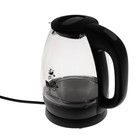 Чайник электрический Sakura SA-2715BK, стекло, 1.7 л, 2200 Вт, чёрный - фото 51337985 Чайник электрический Sakura SA-2715BK, стекло, 1.7 л, 2200 Вт, чёрный - фото 51337985