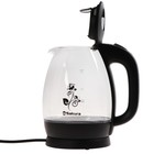 Чайник электрический Sakura SA-2715BK, стекло, 1.7 л, 2200 Вт, чёрный - фото 51337989 Чайник электрический Sakura SA-2715BK, стекло, 1.7 л, 2200 Вт, чёрный - фото 51337989