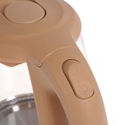 Чайник электрический Sakura SA-2733BG, стекло, 1.7 л, 2200 Вт, бежевый - фото 51343117 Чайник электрический Sakura SA-2733BG, стекло, 1.7 л, 2200 Вт, бежевый - фото 51343117