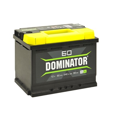 Аккумулятор Dominator 60 А/ч, 600 А, обратная полярность, 242х175х190 мм 107008s