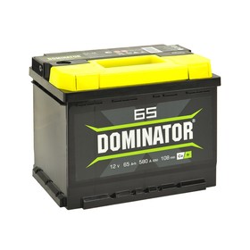 Аккумулятор Dominator 65 А/ч, 630 А, прямая полярность, 242х175х190 мм 138841s