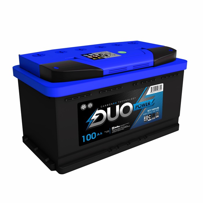 Аккумулятор Duo Power 100 А/ч, 900 А, 353х175х190, обратная полярность