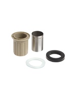 Смеситель для раковины ZEIN Z2508, короткий излив, картридж 40 мм, нержавеющая сталь, черный - Фото 6