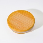 Крышка для ёмкостей Доляна, d=7 см, бамбук - Фото 2