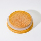 Крышка для ёмкостей Доляна, d=7 см, бамбук - фото 24515116