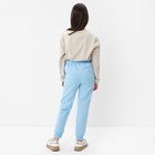 Брюки для девочки, цвет голубой, рост 152 см - фото 53941329