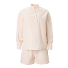 Костюм женский (блузка, шорты) MINAKU: Enjoy цвет молочный, размер 44 - Фото 9