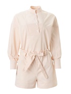 Костюм женский (блузка, шорты) MINAKU: Enjoy цвет молочный, размер 48 - Фото 8