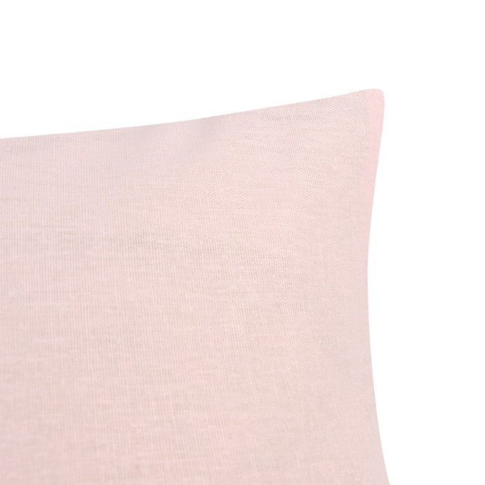 Наволочка Этель, 50х70 см, цв. розовый, 100% хлопок, бязь - фото 1884066040
