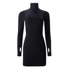 Платье женское (футляр) MINAKU: PartyDress цвет черный, размер 44 9262985