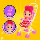 Кукла малышка «Алина» с коляской, цвета МИКС - Фото 3