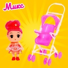 Кукла малышка «Алина» с коляской, цвета МИКС - Фото 6