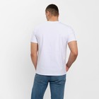 Футболка мужская MINAKU REGULAR FIT: цвет белый, р-р 42 - фото 21960400