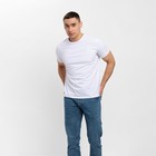 Футболка мужская MINAKU REGULAR FIT: цвет белый, р-р 48 - Фото 3