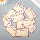 Набор бирок для подарков, цветов «Конверт», 10 шт. (5 видов), картон, 4?6 см (комплект 3 шт) - фото 52679870