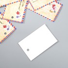 Набор бирок для подарков, цветов «Конверт», 10 шт. (5 видов), картон, 4?6 см (комплект 3 шт) - фото 52679872