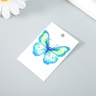 Бирка "Бабочка голубая" 4х6 см - Фото 2